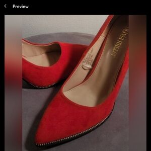 Olivia Miller Vibrant Red Heels